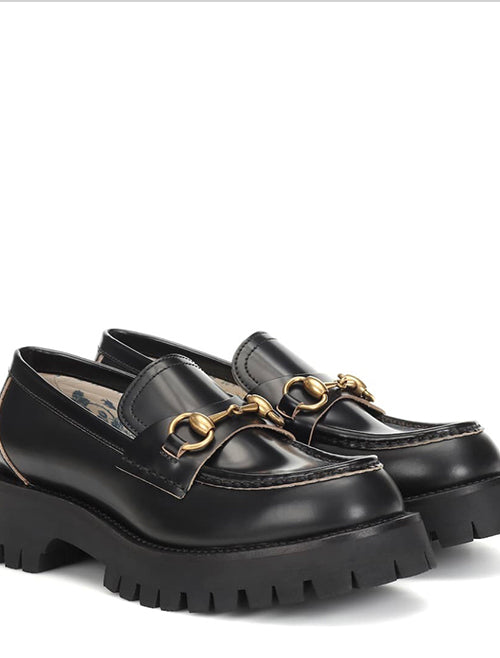 GUCCI Horsebit leather loafers