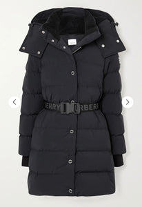 BURBERRY quilted shell down coat